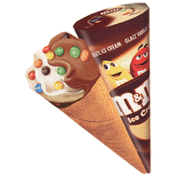 M&M's Ice Cream Glace Vanille height=